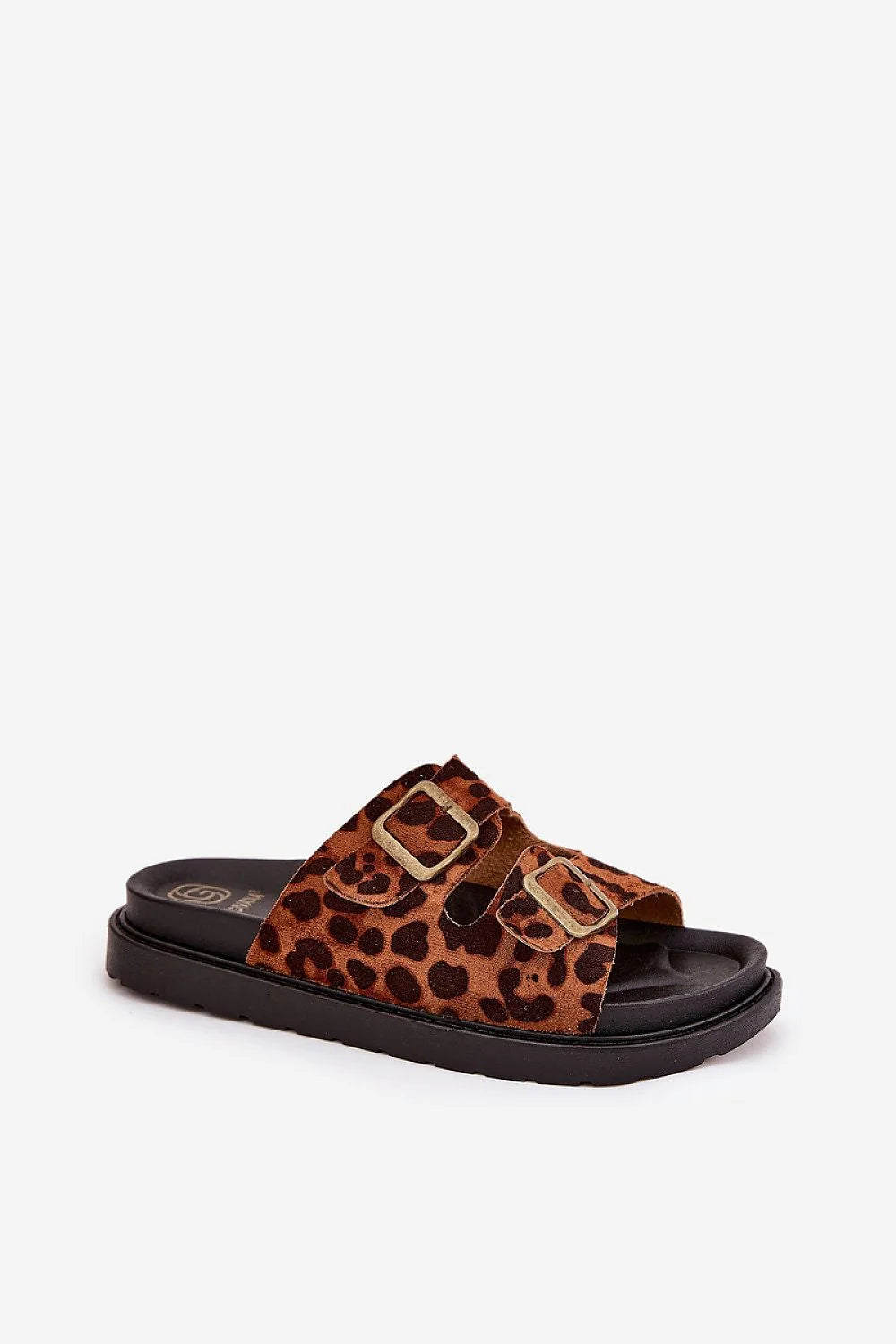 Sandales femme style moderne décontracté imprimé léopard cuir suédé écolo confort 3.5cm plateau été 2023