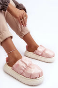 Mules femmes confort style moderne design urbain cuir synthétique doublure fourrure semelle épaisse occasion quotidienne