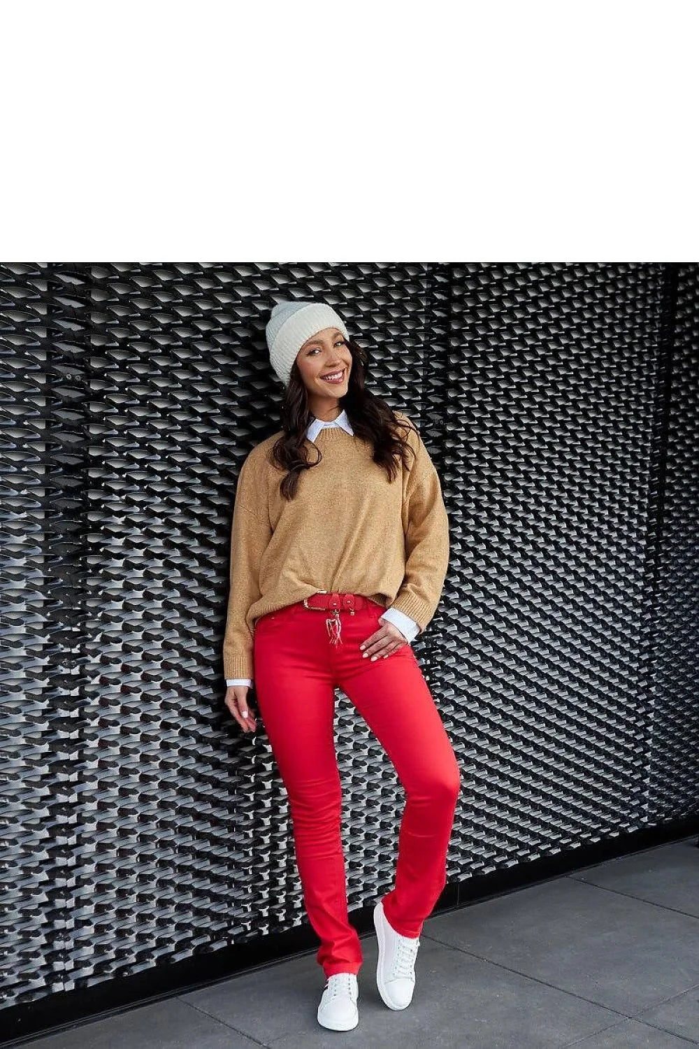baskets femme blanches cuir naturel lisse semelle plateforme épaisse antidérapante talon 3cm bandes latérales rouge bleu