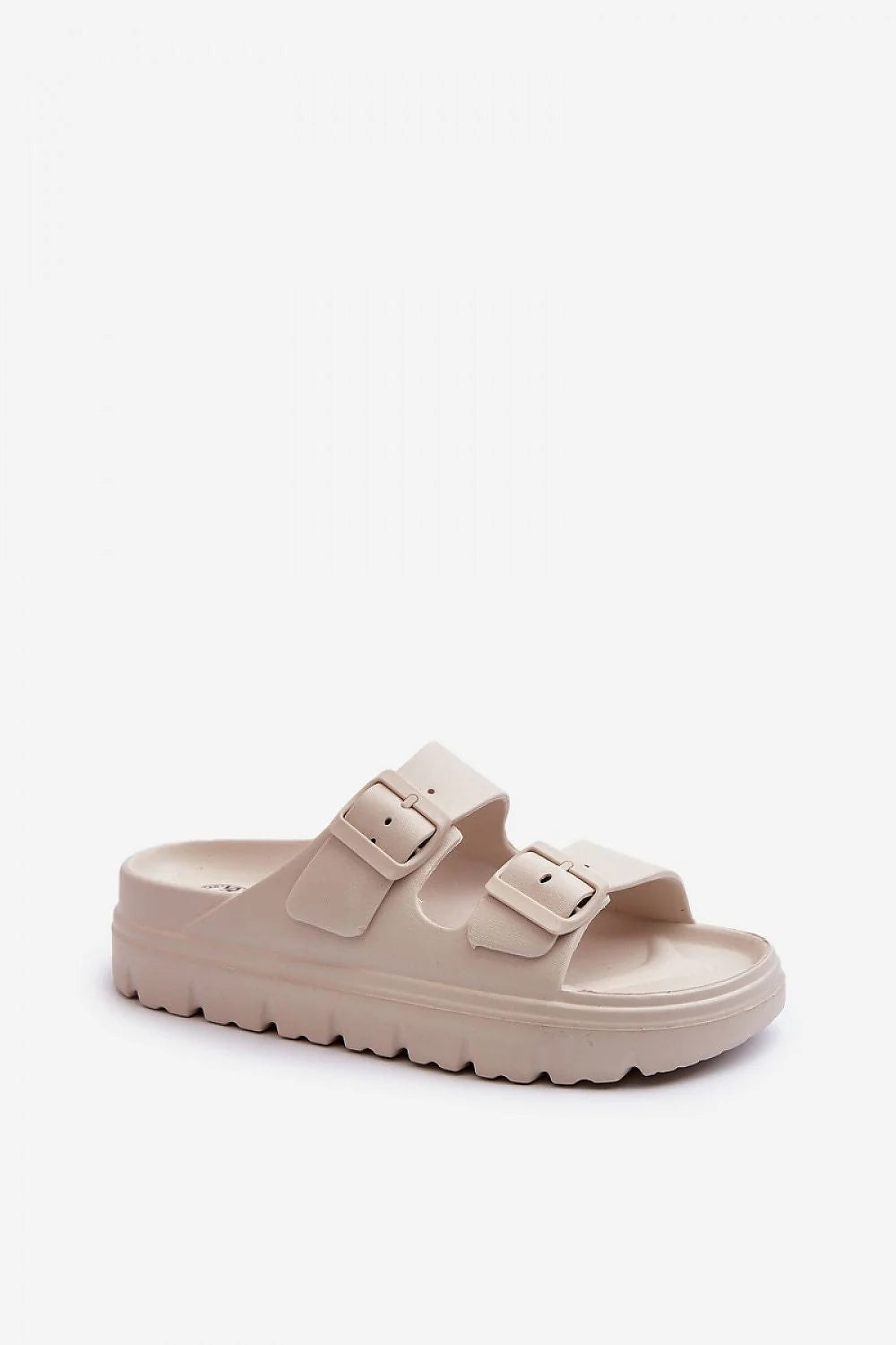 Sandales pour femmes style moderne minimaliste, strap réglable, semelle épaisse 3.5 cm, beige neutre, confort tout le jour, parfait pour l'été