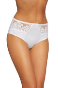 Culotte Gabidar femme coton dentelle floral coupe haute taille ajustable confortable lingerie élégante intime blanc S M L XL XXL