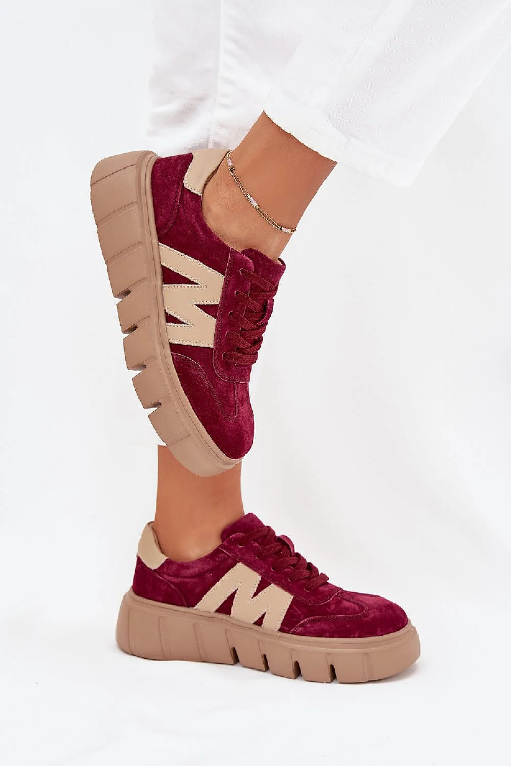 baskets Vinceza féminines daim naturel cuir suédé plateforme 4 cm bouts arrondis confort légères quotidiennes longues promenades élégantes fonctionnelles