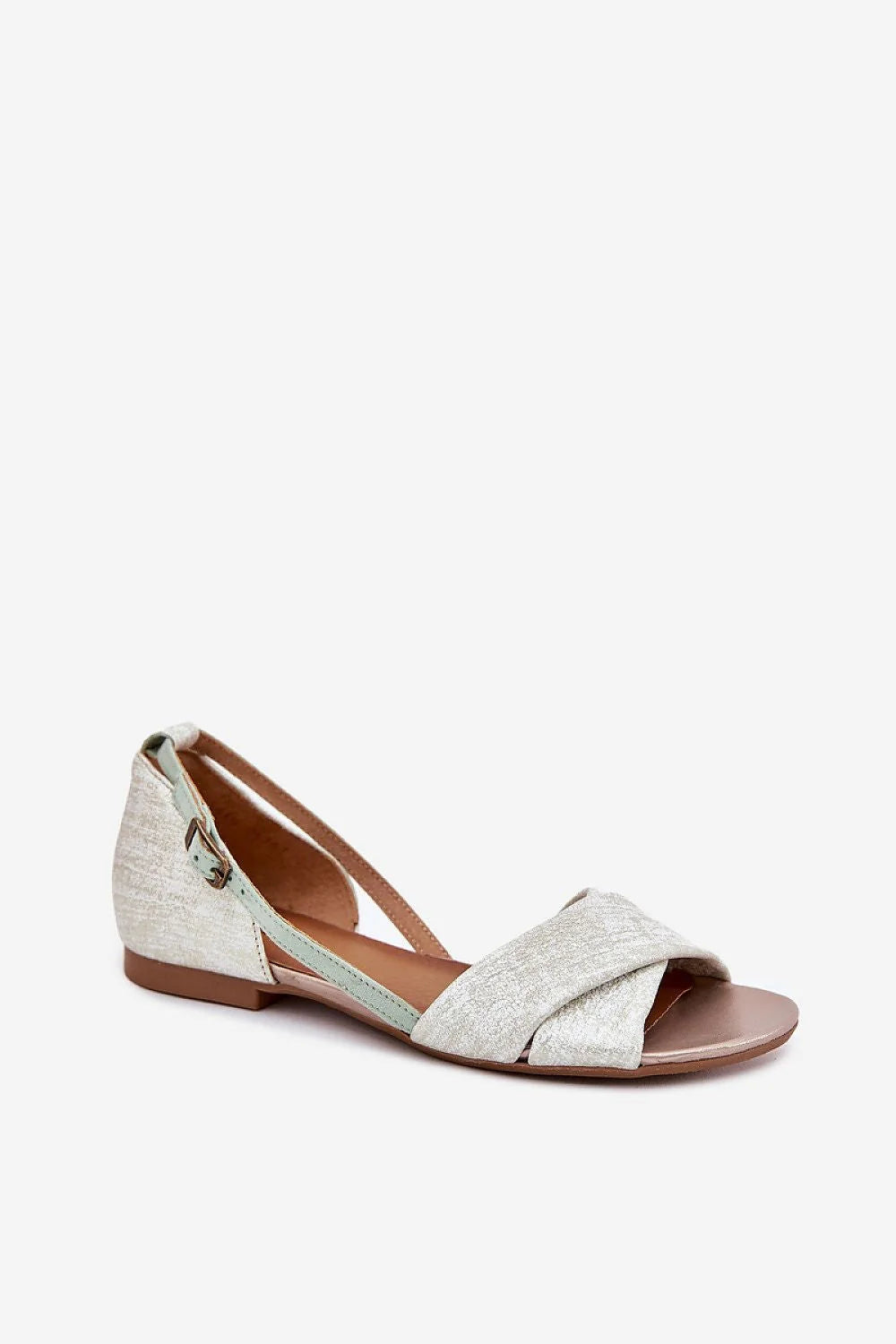 Sandales femmes élégance confort cuir naturel Maciejka design ouvert tige 7 cm talon 1.5 cm chaîne cheville métal
