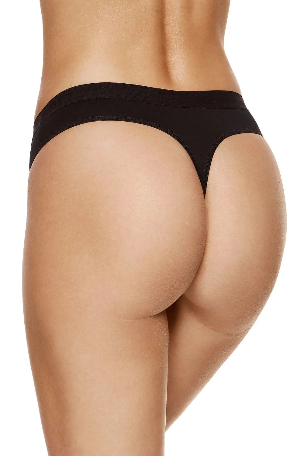 pack trois strings coton coupe ajustée taille basse échancrée dos minimal maintien large bande élastique confortable quotidien gousset oekotex certifié