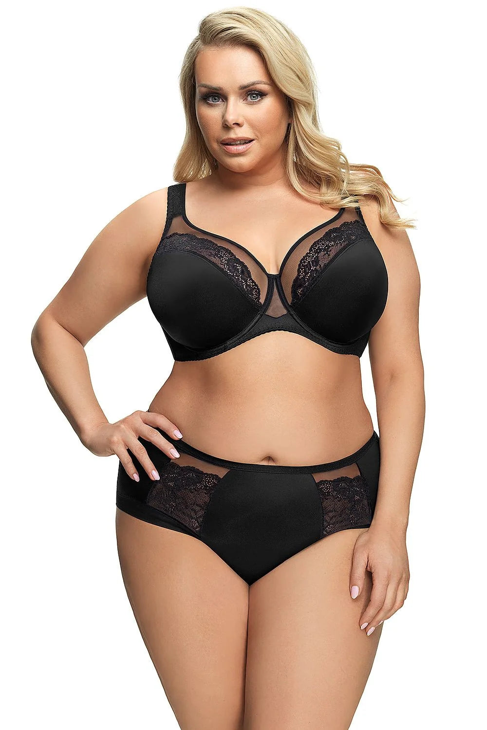 Soutien-gorge dentelle noir balconnet élégant avec armatures confort parfait lingerie sexy féminine