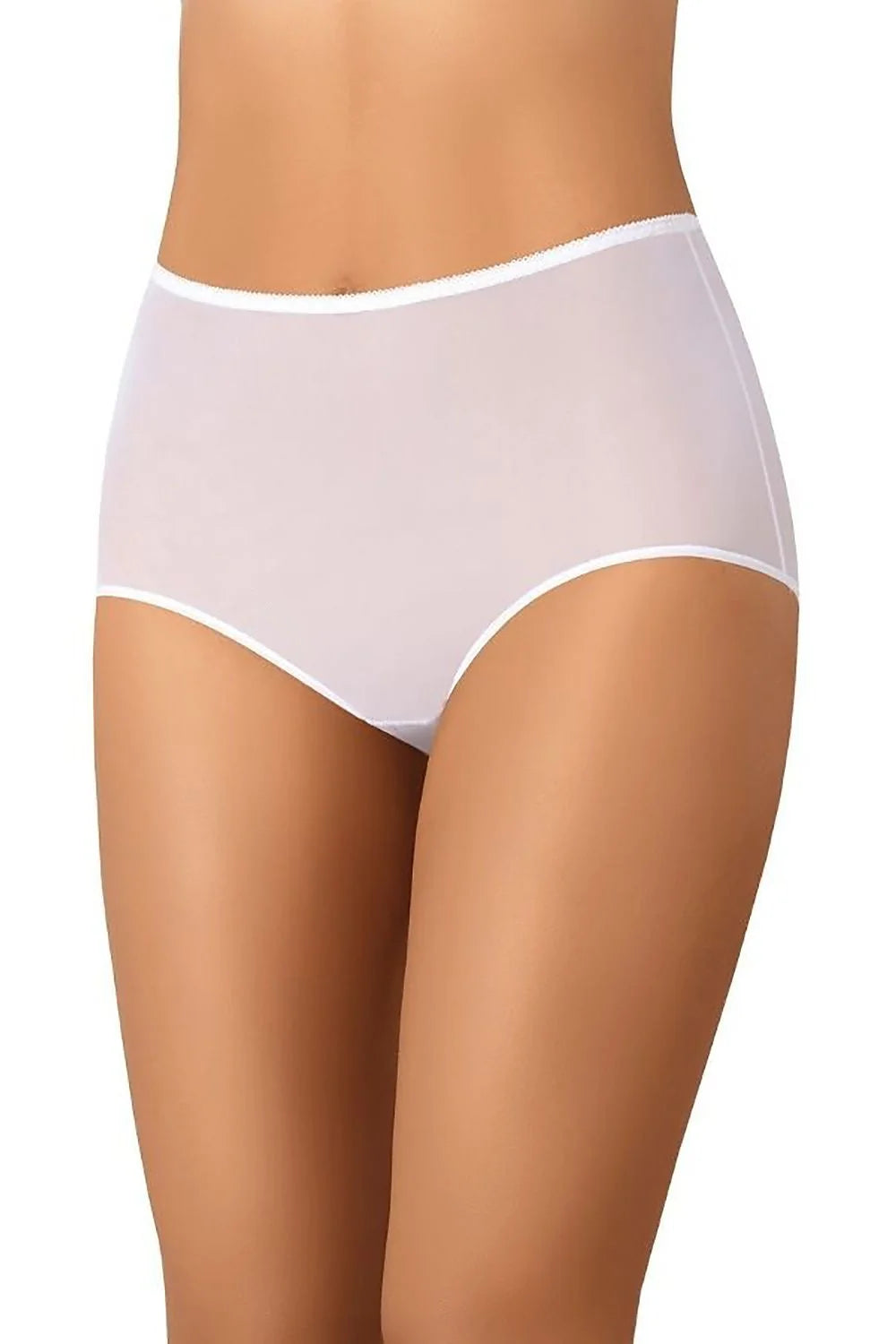 Ensemble de culottes femmes maille blanche taille haute multipack 3 pièces confort style classique élasthanne polyester coton respirant soutien pratique
