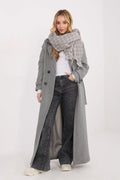 châle écharpe oversize grande taille viscose laine mélangée douce tactile finitions élégantes motif géométrique franges délicates polyvalent chic