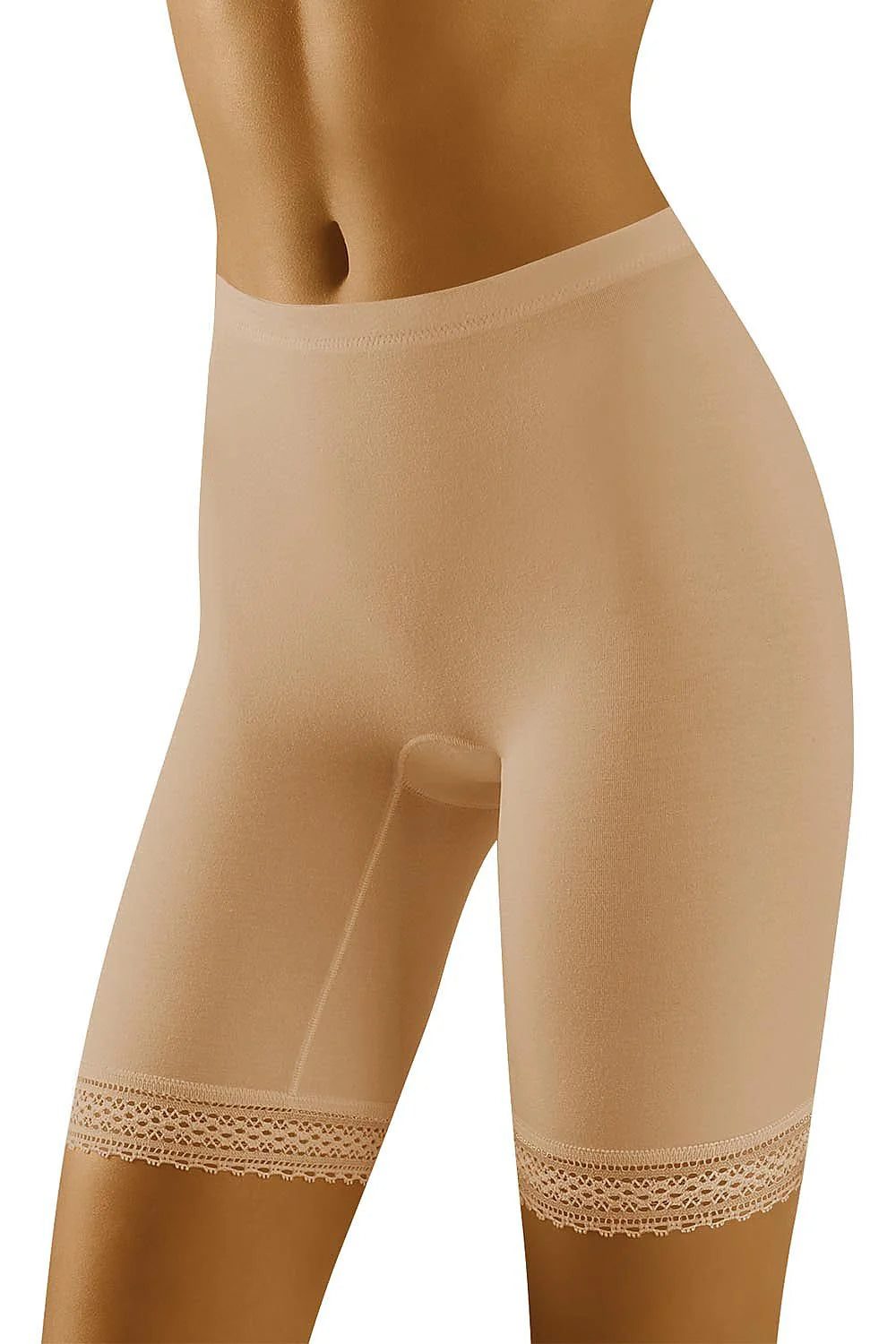 Shorty gainant en microfibre noir moderne pour silhouette sculptée avec dentelle élégante et confort quotidien