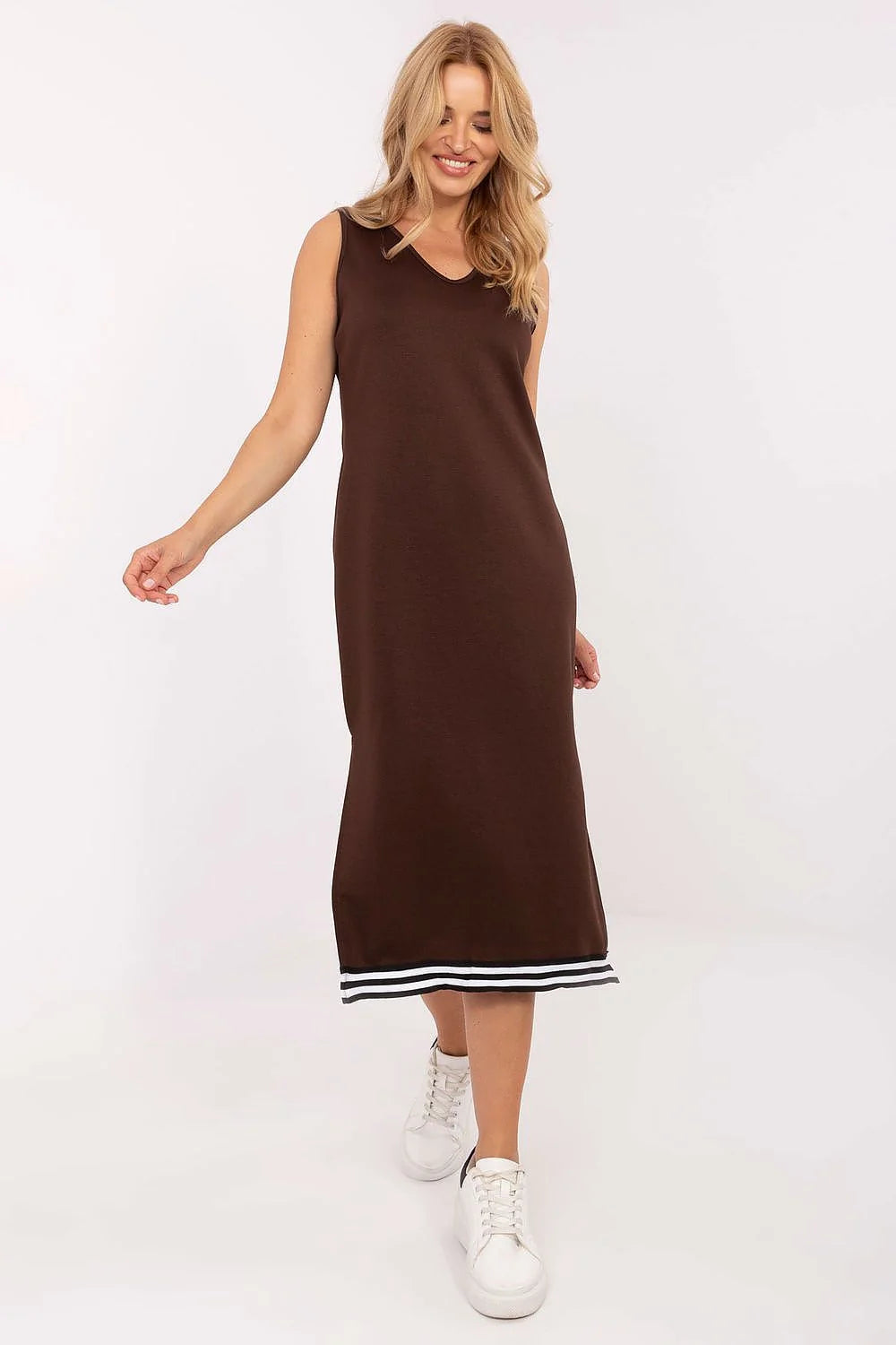 ensemble casual femme deux pieces molleton chocolat sweat capuche zippé oversize jupe midi droite douceur stretch viscose élasthanne sportswear