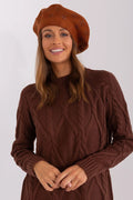 béret pull maille strass losange rouille terracotta torsadé côtelé cachemire coton acrylique chocolat chaud ajusté parisien intemporel chic