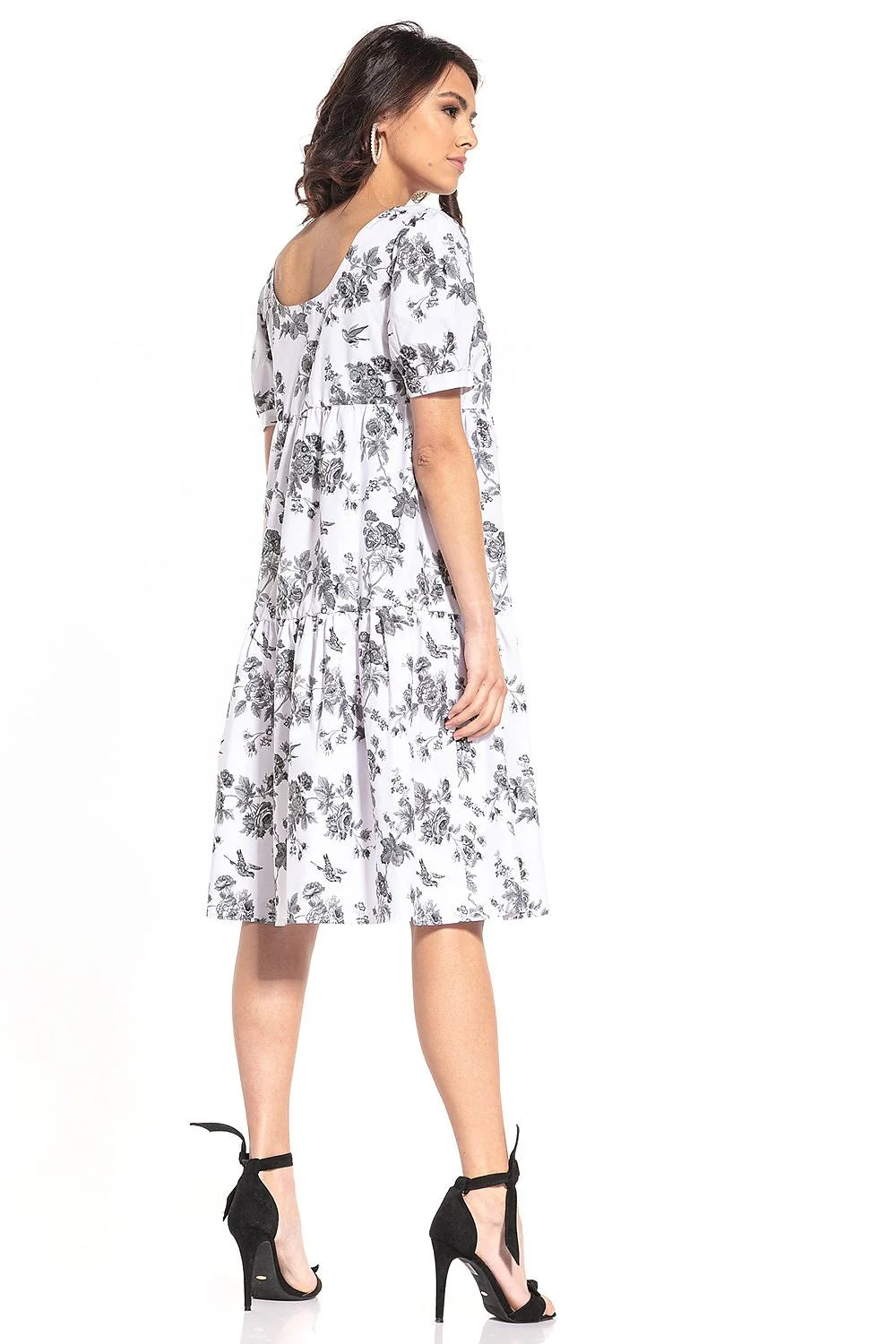 Robe camouflage coton décontractée élégante manches courtes urbain confortable tendance pour femme style unique