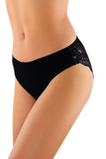Culottes en coton et dentelle noire élégantes taille ajustable confortables pour femmes modernes et chics