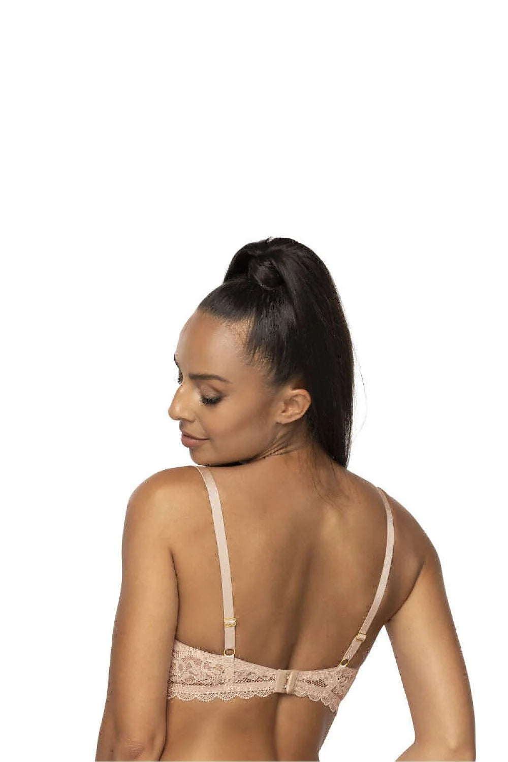 soutiengorge pushup dentelle florale rembourré coques armatures maintien structuré décolleté plongeant bretelles fines réglables bordure festonnée bijou décoratif élégant sensuel