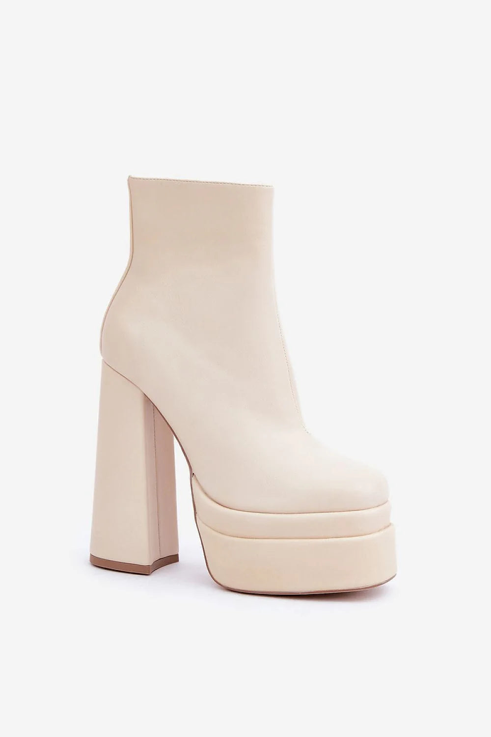 Bottes à talons Step in style pour femmes design moderne audacieux plateforme massive talon block élégance et confort quotidien occasion spéciale cuir artificiel doublure fourrure synthétique