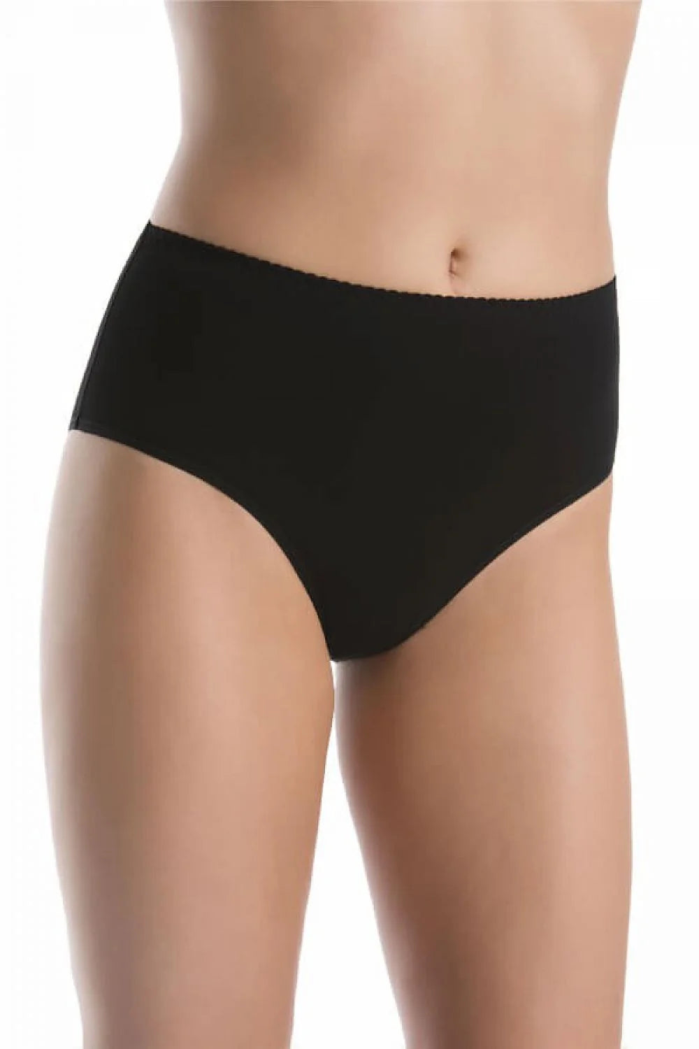 culotte Teyli bambou noir taille haute confortable respirant doux écologique antibactérienne microfibre stretch invisible maintien ceinture élastique coutures renforcées minimaliste