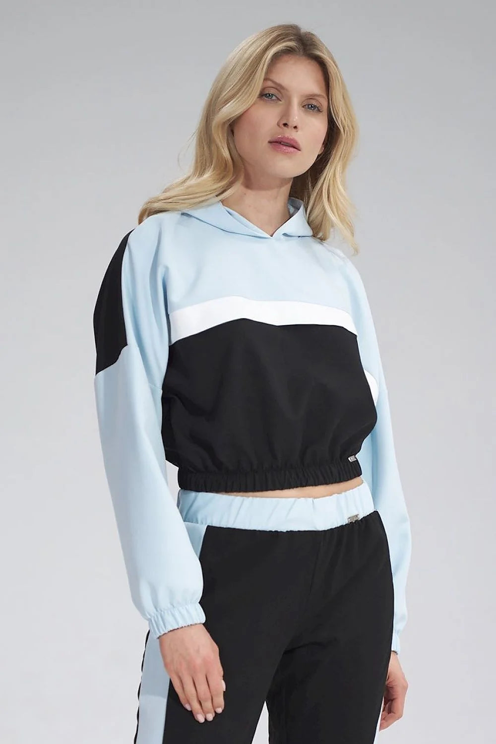 Ensemble sportif femme polyester athleisure confortable chic capuche élastique rose noir blanc survêtement