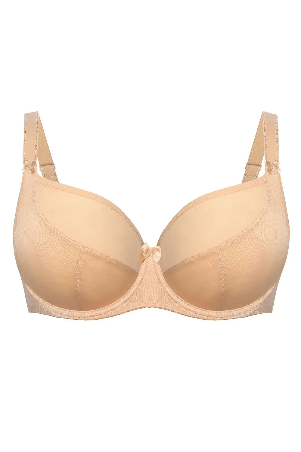 Soft Teyli soutien-gorge élégant lingerie armatures ajustables bretelles motifs fermeture dos beige chair femmes