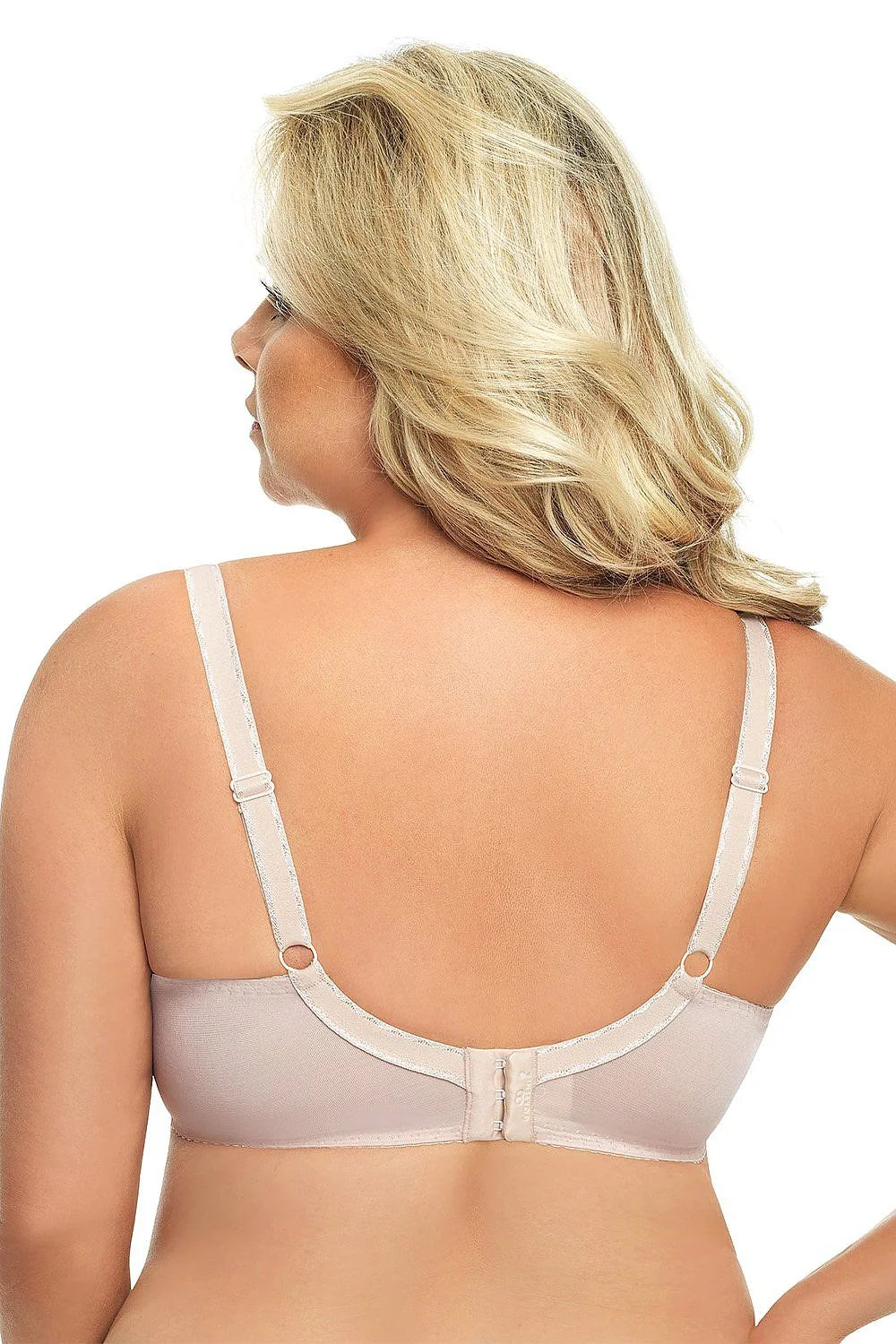 Soutien-gorge allaitement dentelle florale nude Gorsenia confort pratique élégant pour mamans modernes allaitantes