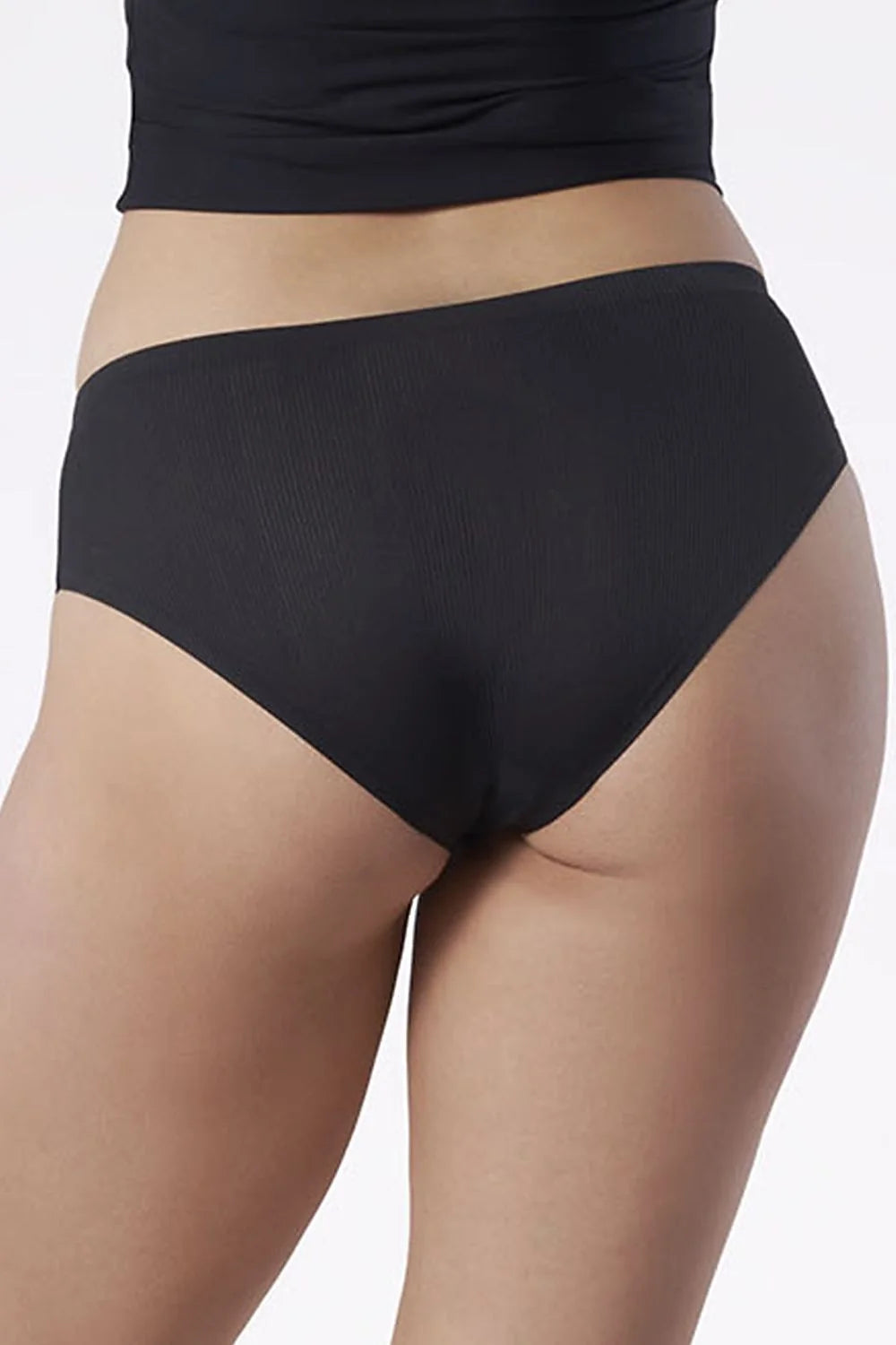 Culottes Julimex Femme en Tissu Côtelé Noir, Coupe Classique Élégante, Confort Optimal, Lingerie Polyvalente
