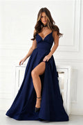 Robe longue Bicotone