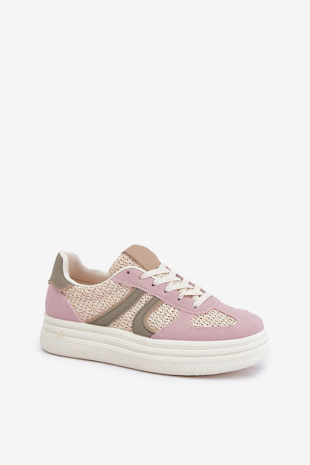 Baskets pour femmes modernes à plateforme, cuir suédé, semelle plantaire piano, hauteur 6.5 cm, style élégant et confortable, occasion décontractée