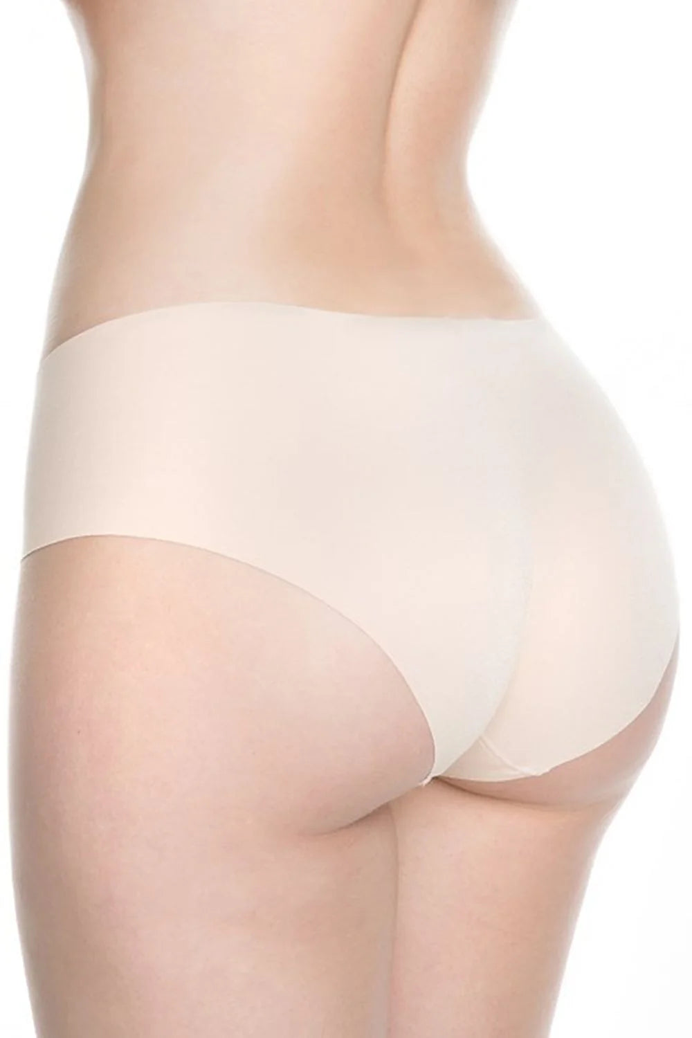 Culottes invisibles microfibre bikini confort minimaliste sans couture beige lisse lingerie discrète femmes modernes
