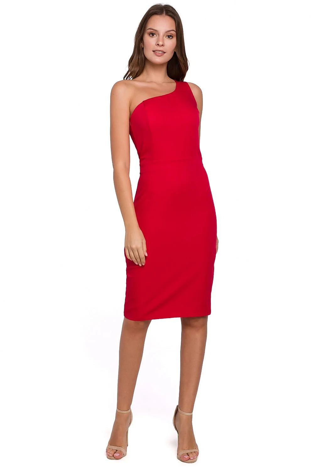Robe de soirée noire asymétrique élégante en satin épaule dénudée ajustée pour occasions spéciales femmes