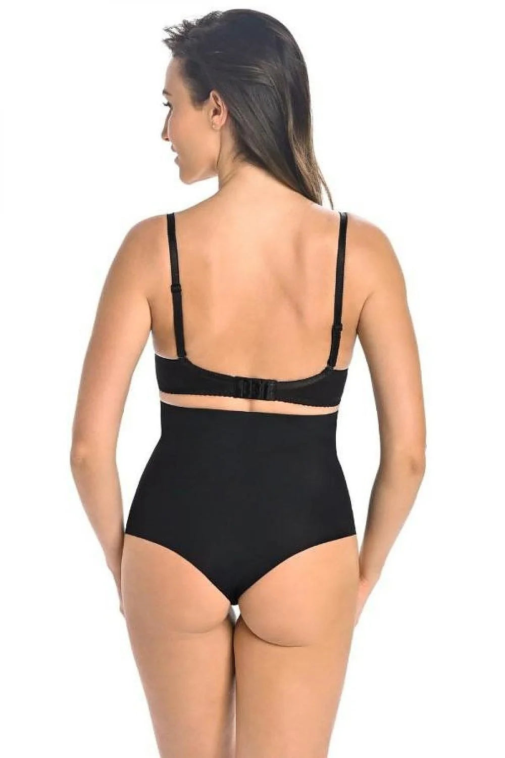 Culottes gainantes sans couture taille haute noires femmes matière élastique confort silhouette lisse design moderne