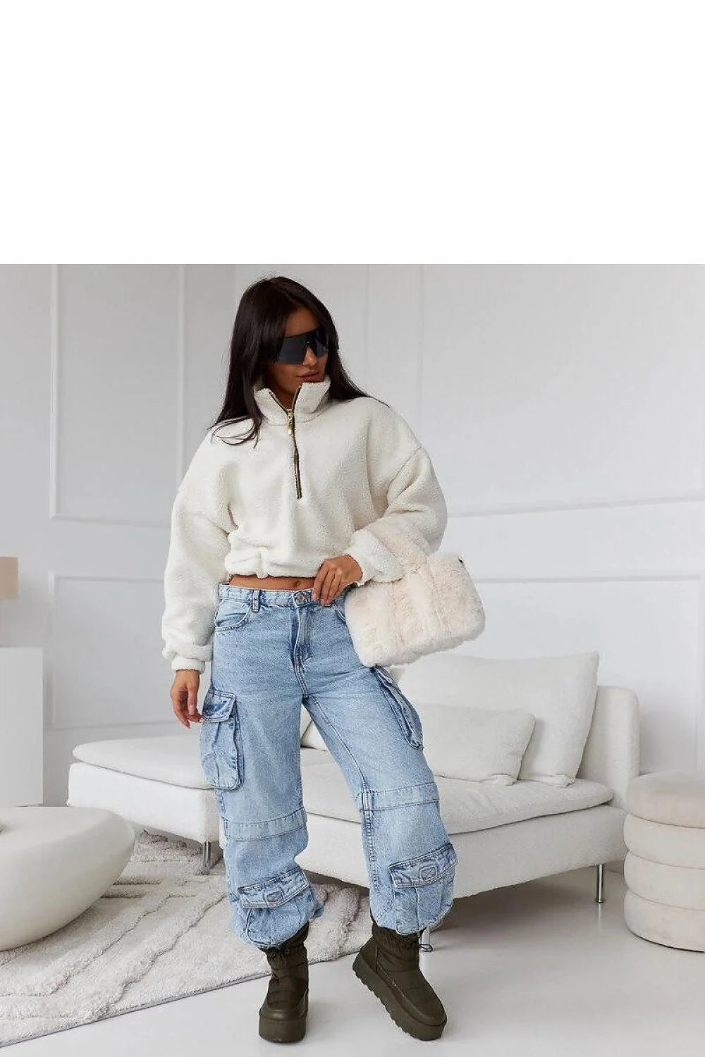 Bottes de neige Solea vert kaki design moderne fonctionnel matière synthétique imperméable semelle plateforme femme urban style