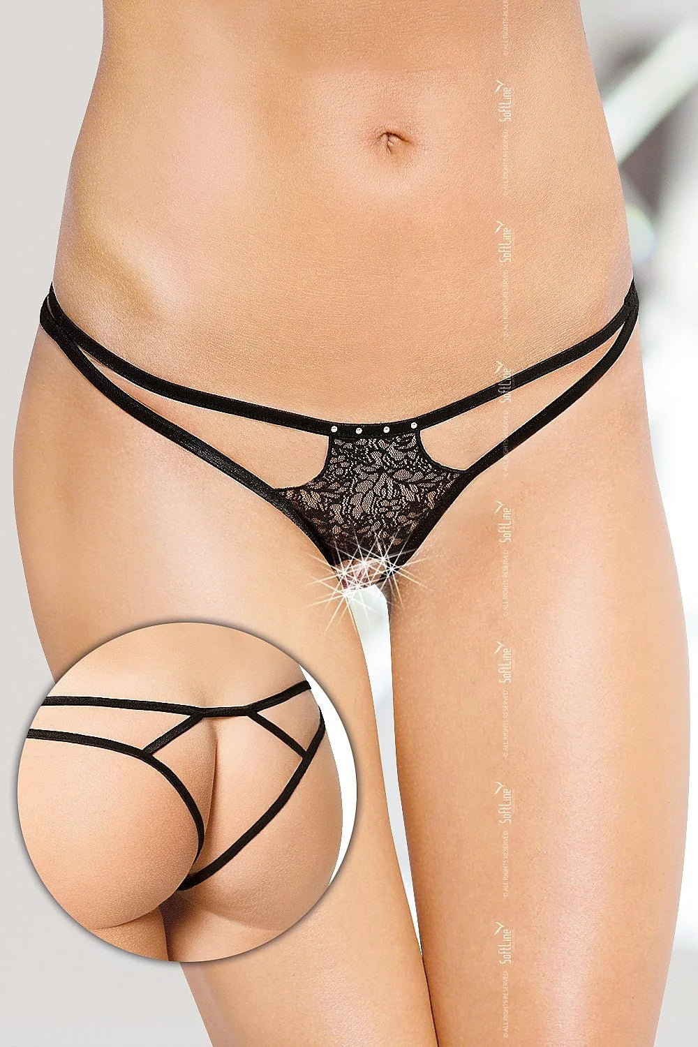 String en dentelle SoftLine audacieux et confortable pour femmes élégantes recherchant sensualité et style unique