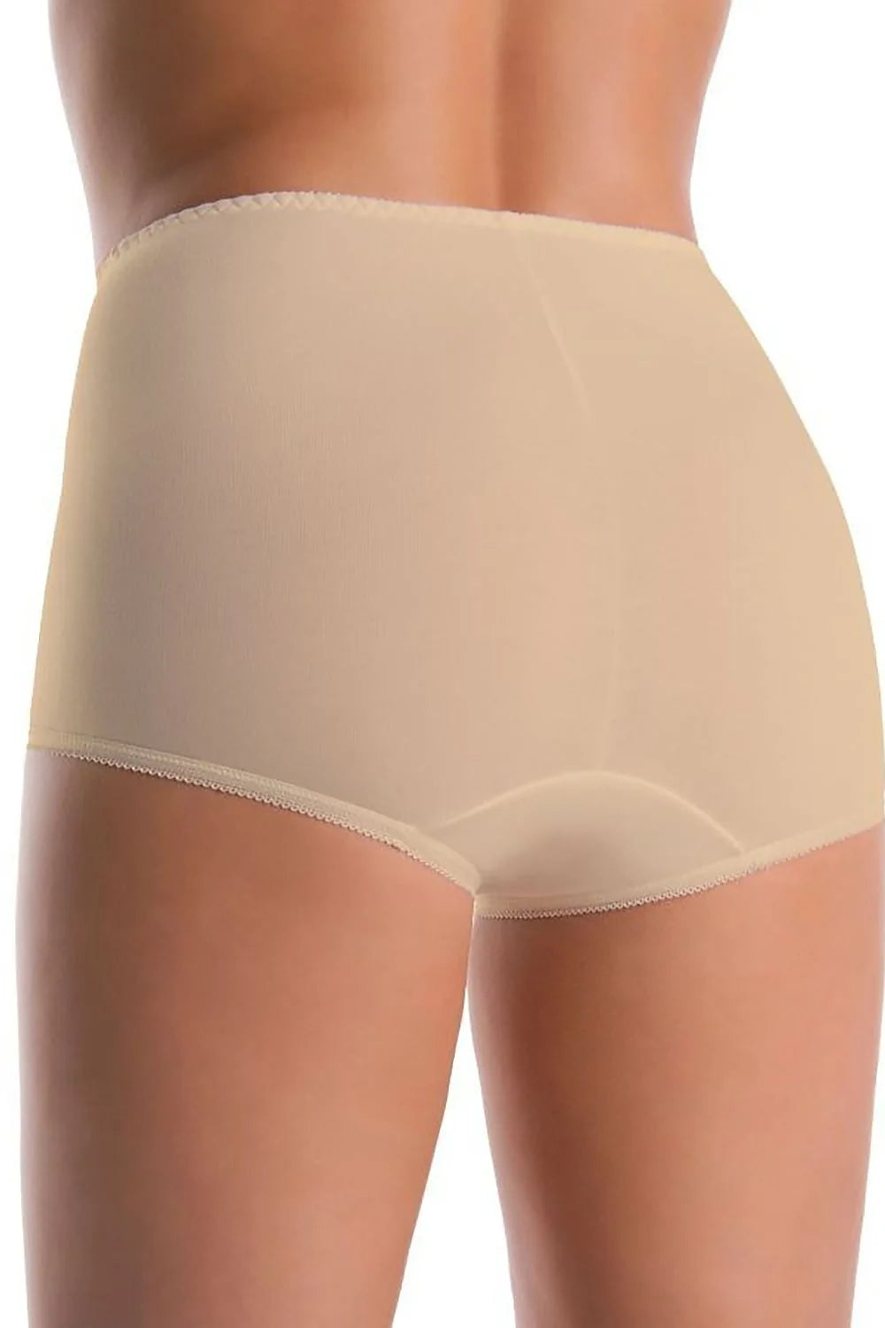 culottes bambou taille haute beige lot trois pièces confortables douces respirantes antibactériennes antifongiques élasthanne lisses gainantes maintien discrètes minimaliste