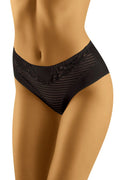 Culottes taille haute élégantes dentelle noire confort quotidien occasions spéciales lingerie féminine sophistiquée ajustée