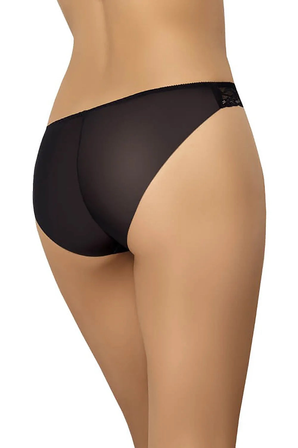 Culottes Teyli élégance et confort culotte noire maille douce sans couture dentelle fine ajustée femme