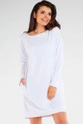 Robe de jour Infinite You robe ample manches longues matière douce confort porté toute la journée robe femme style décontracté