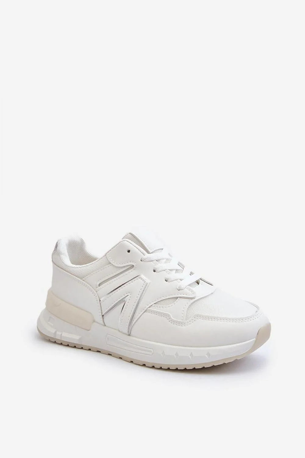 sneakers femme blanches plateforme cuir synthétique textile respirant semelle épaisse crantée talon surélevé amorti lacets minimaliste casual confortable élégantes rétro