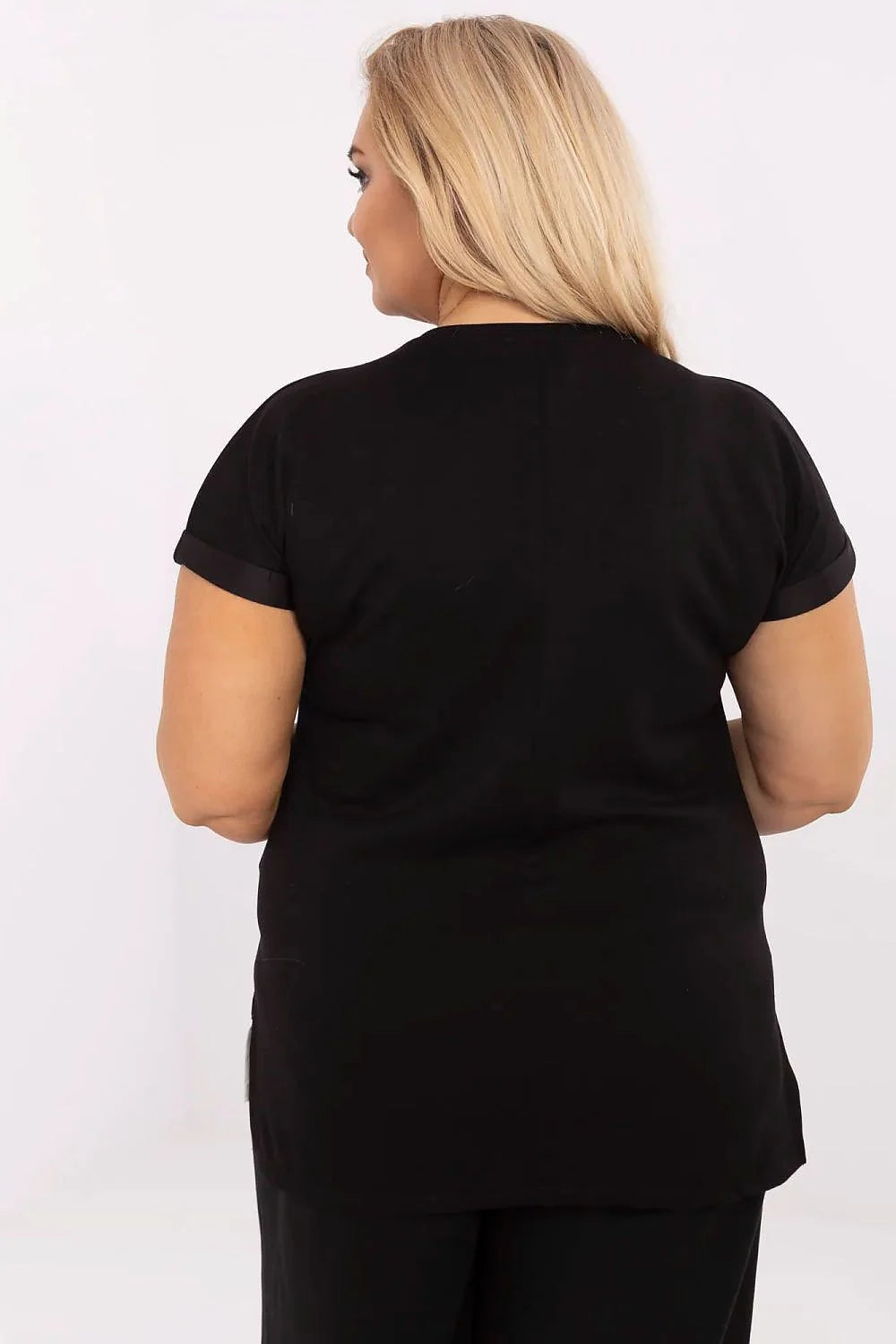 Chemisier pour femme grande taille style moderne manches courtes tissu doux.look élégant.confort quotidien