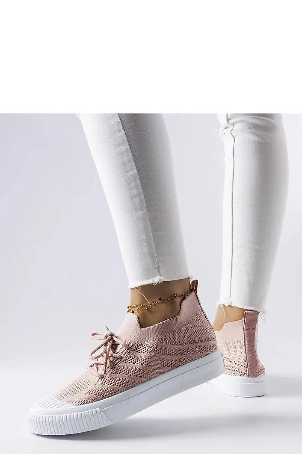 Baskets Solea femmes style moderne maille respirante confort sportif chic rose pâle semelle caoutchouc durabilité