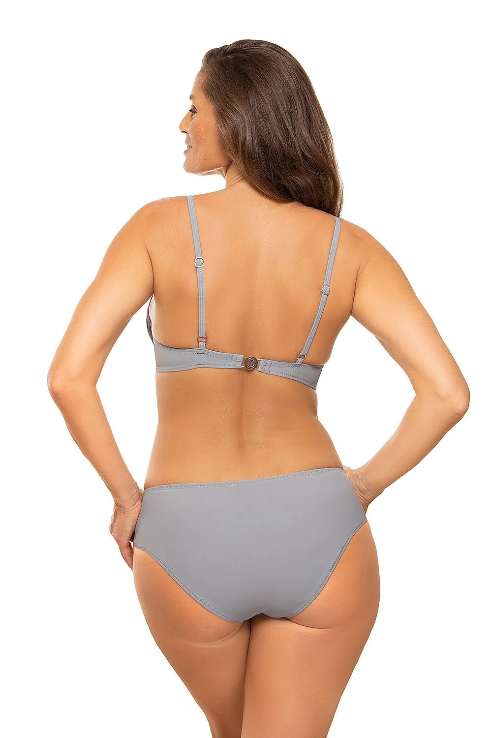 Maillot de bain deux pièces femme style push-up coupe confortable tissu italien Carvico Tessuti