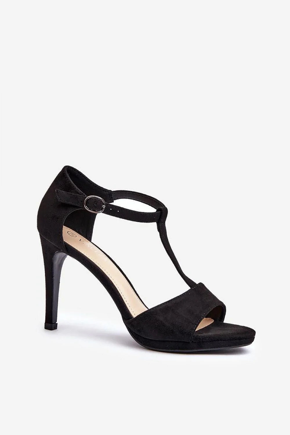 Sandales à talons stiletto Vinceza femmes style élégant matériau écologique couleur noire ajustement parfait occasions soirées réunions