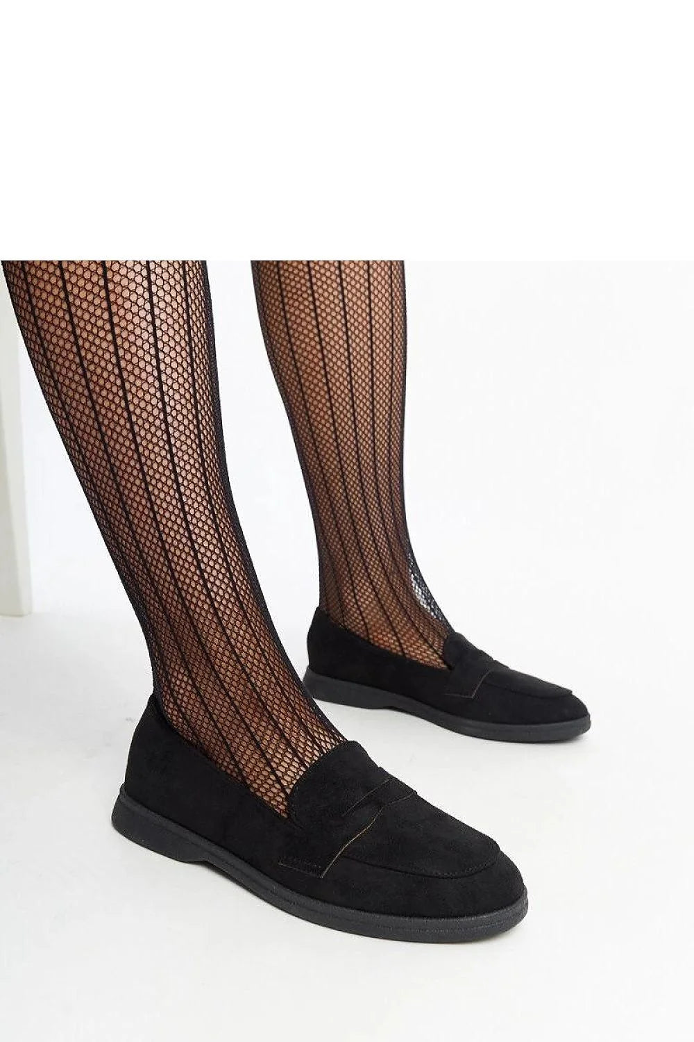 Moccasins femme en daim noir classiques élégants sans lacets confortables bout pointu design intemporel mode été