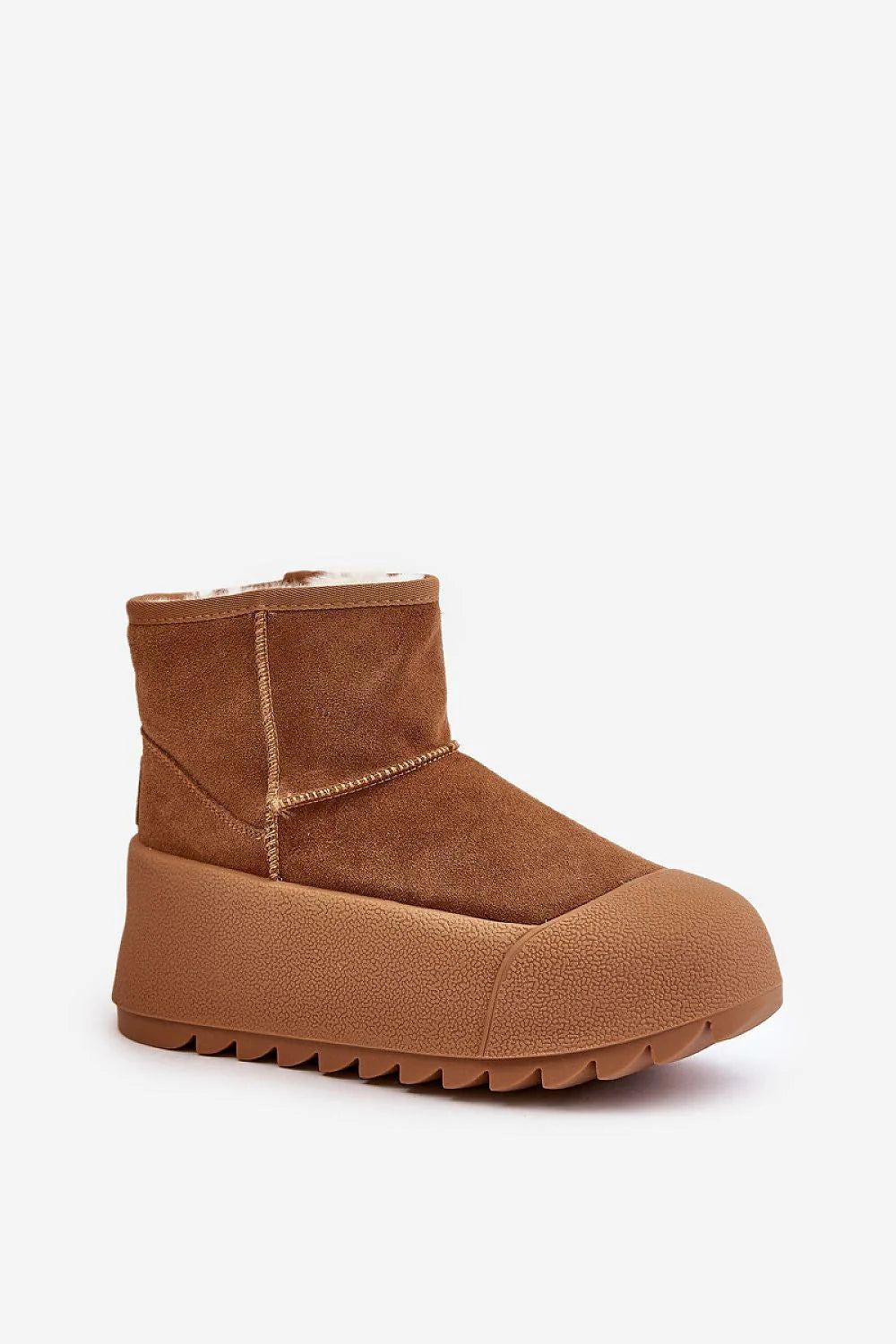Bottes de neige pour femmes style moderne daim naturel fourrure semelle caoutchouc urbanité élégance confort protection froid ville quotidien