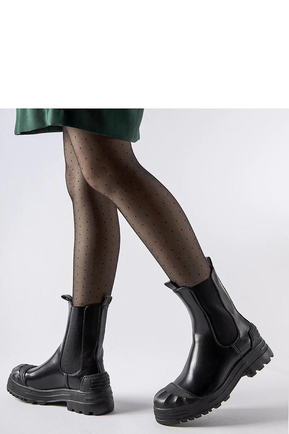 Bottines Chelsea en cuir verni noires rembourrées pour femme, style élégant et moderne, confort toute la journée
