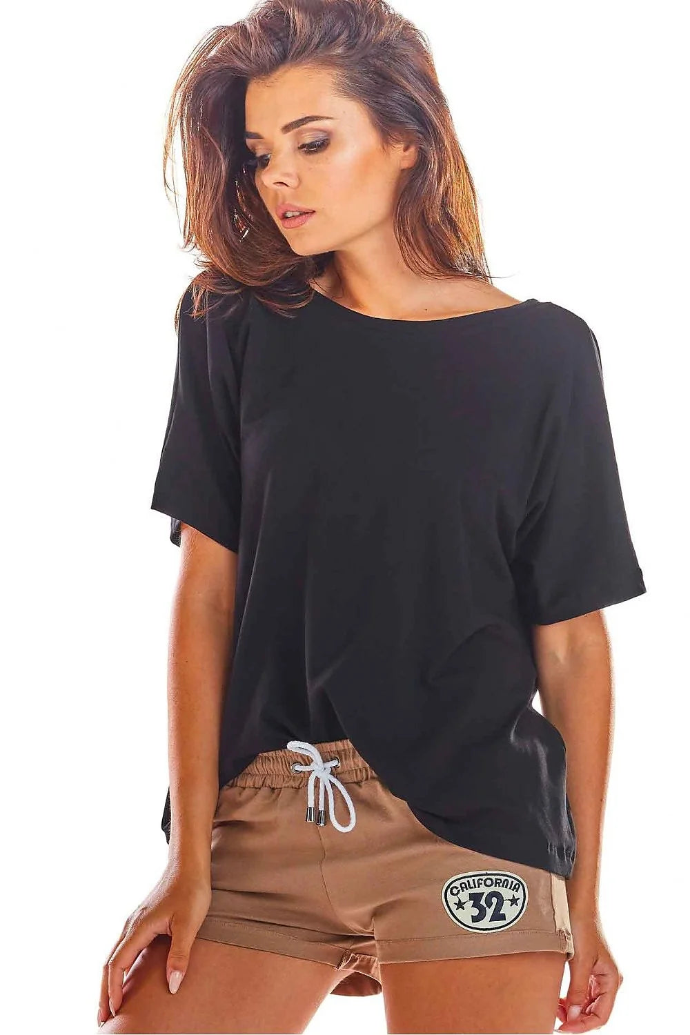 Shorts sportifs confortables en coton élasthanne pour femme, style décontracté, tailles S à XL, rose pâle