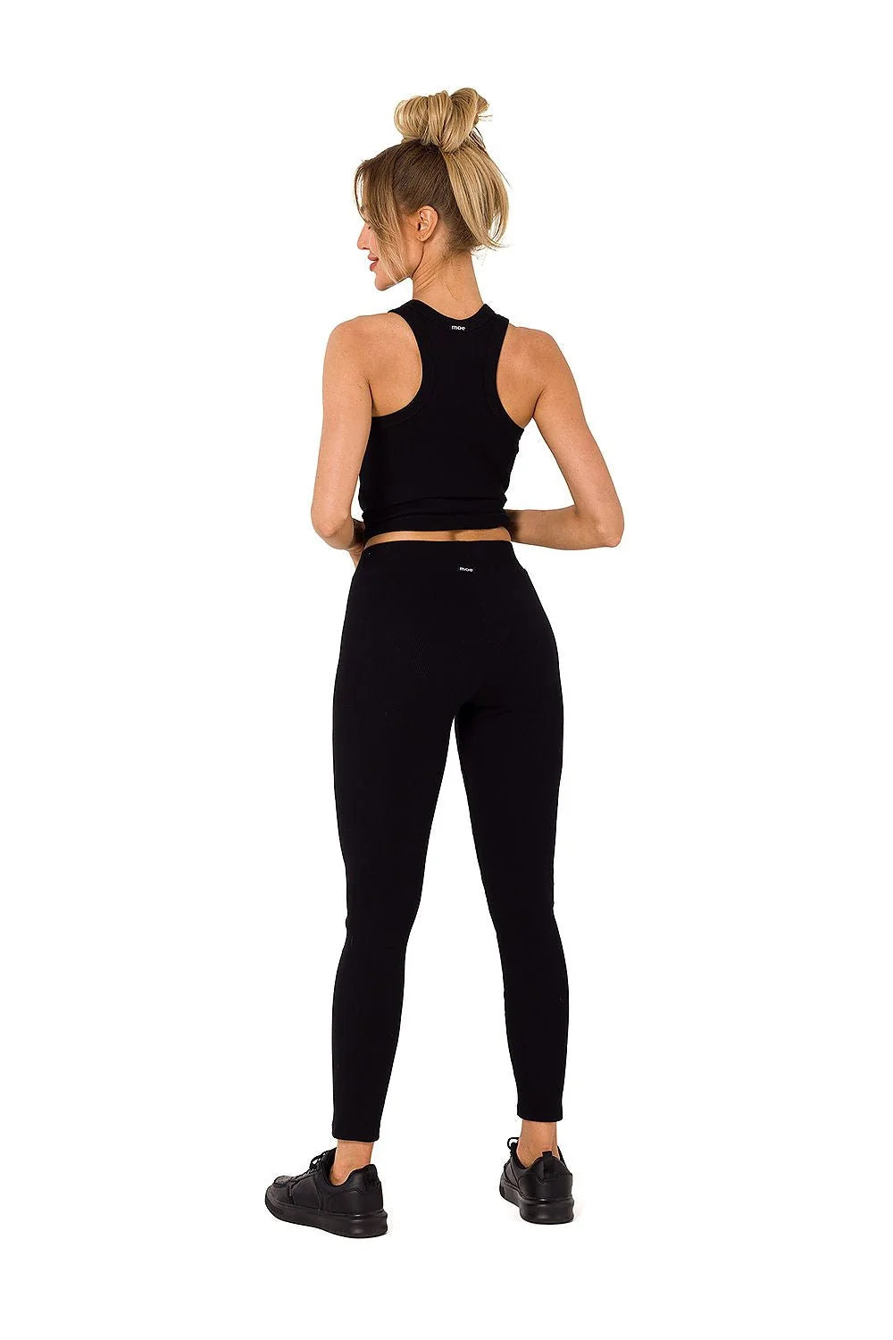 Leggings Moe pour femmes mode sport coupe ajustée elasthanne coton vert vif tendance basique yoga fitness