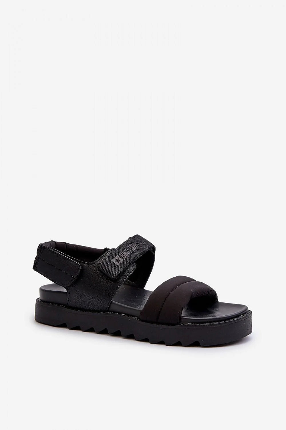 Sandales femmes style moderne plateforme large straps confortable occasion été soirée velcro fermeture maintien cheville tissu cuir écolo