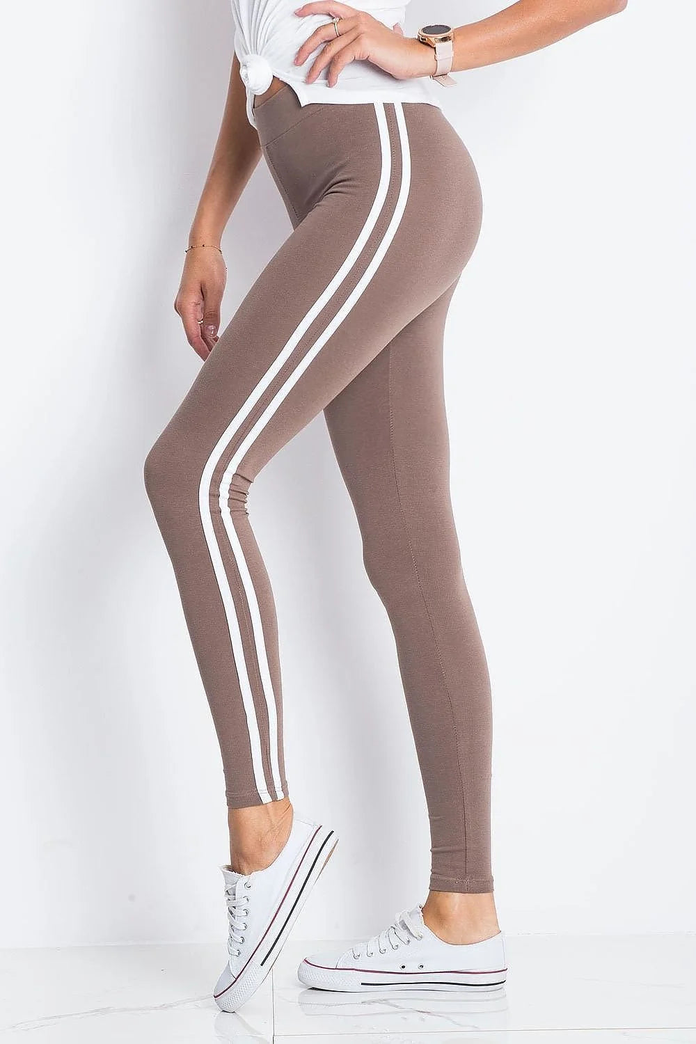 Leggings extensibles verts taille haute pour femmes actives en spandex confortables et modernes à porter