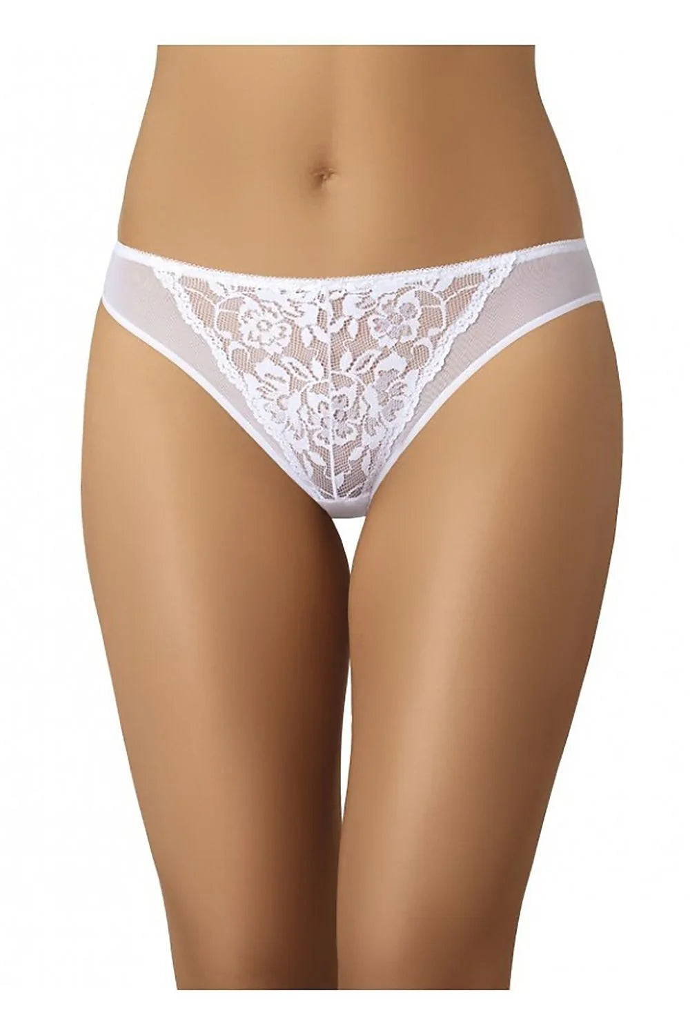 Ensemble de culottes classique pour femme sexy dentelle florale blanc coupe standard confortable lingerie féminine
