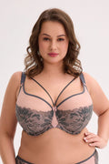 soutien gorge armatures élégant confortable maintien bonnets renforcés mousse doublée forme naturelle bretelles réglables broderies résille choker amovible