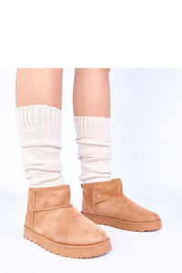 bottes neige brunes fourrure doublées Roelle Gemre femme suédine cheville bout rond semelle plateforme crantée caoutchouc isolation thermique
