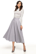 Jupe midi en coton élégante années 50 chic et moderne pour occasions spéciales femmes